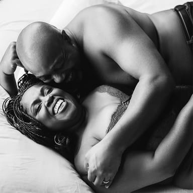 Private Couples Boudoir Photoshoot with Champagne