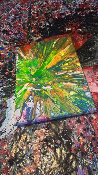 Colorful Spin Art Experience