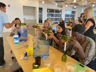 Hands-On Candle Making and Bottle Cutting Experience