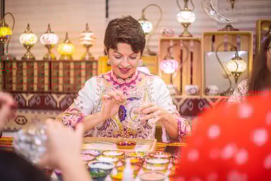 Create Your Own Turkish Mosaic Candle Holder