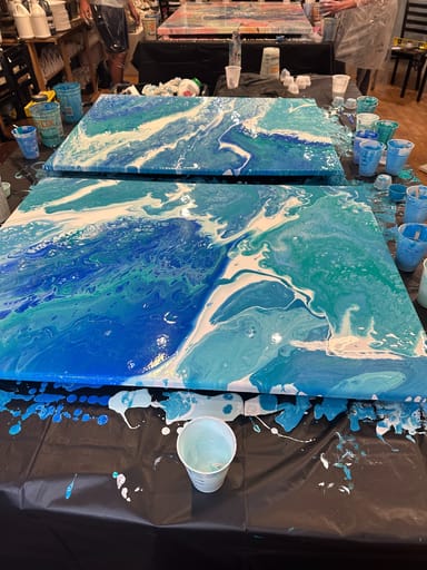 Fluid Art Workshop with Pipe & Palette