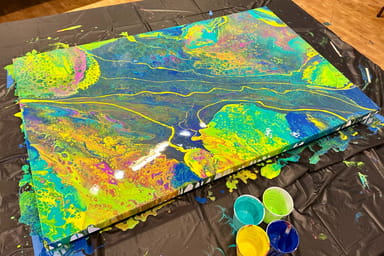 Fluid Art Workshop with Pipe & Palette