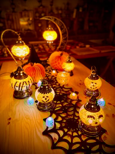 Create Your Own Turkish Mosaic Table Lamp - Green Brook