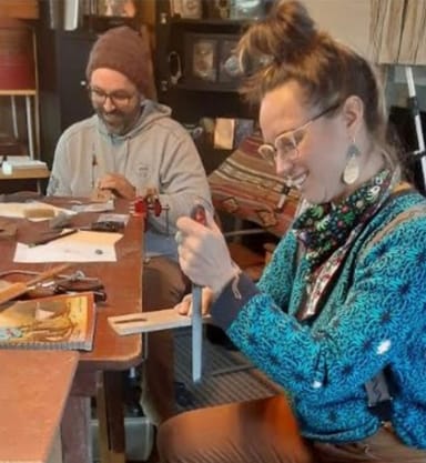 Metalsmithing in a Rustic Studio