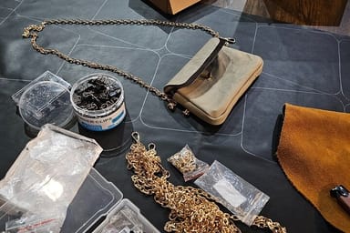 Sip and Stitch Date Night for Two: Create Your Own Leather Handbags