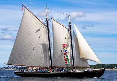 Scenic Sailing Experience Aboard a Historic Schooner
