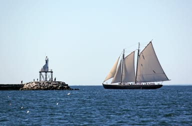 Scenic Sailing Experience Aboard a Historic Schooner