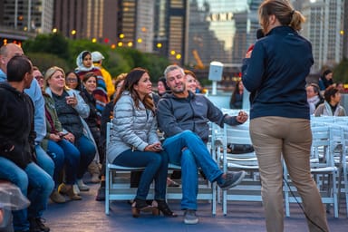 Sunset River Cruise to Lake Michigan