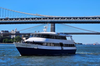 NYC Sunset Skyline Cruise Around the Statue of Liberty