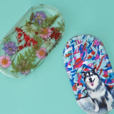 At-Home Resin Trinket Tray Kit 