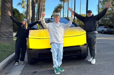Drive a Tesla Cybertruck in Hollywood