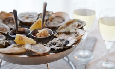 Ultimate Four-Course Dinner and Premium Wine for Two at Chicago Oyster House