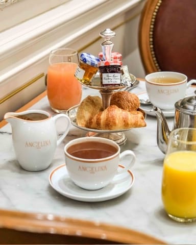 Breakfast and Beverages for Two at Angelina Paris