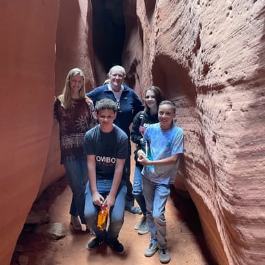 Private Dinosaur Tracks and Slot Canyon Hiking Tour