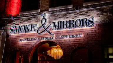 Dinner, Drinks, and Hookah for Two at Smoke & Mirrors