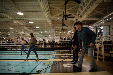 Shuffleboard Date Night and Open Bar for Two