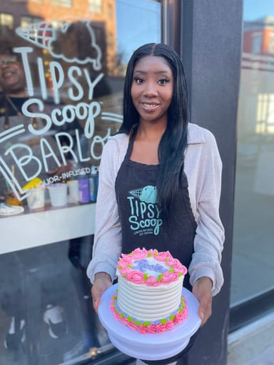 Cake and Sip: Boozy Ice Cream Cake Class for Two at Tipsy Scoop - Brooklyn