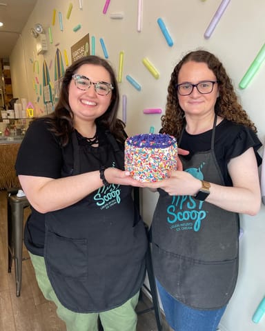 Cake and Sip: Boozy Ice Cream Cake Class for Two at Tipsy Scoop - Brooklyn