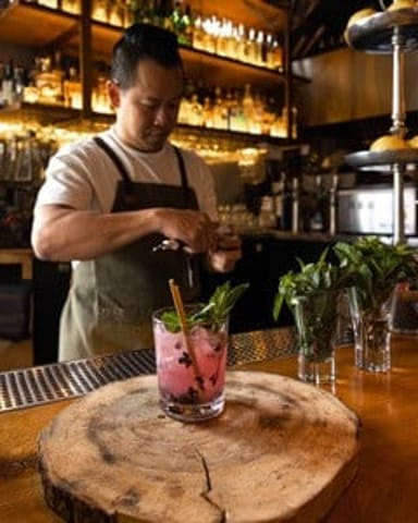 Bowling and Gaming at Plank Oakland with Co Nam Cocktails and Tapas for Two