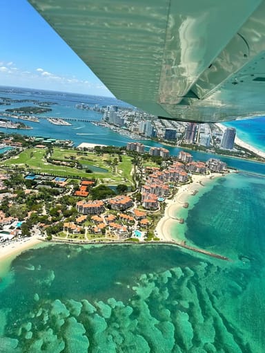South Beach Private Airplane Tour for Two