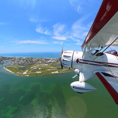 Beautiful Beaches Biplane Ride
