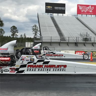 Side-by-Side Dragster Race