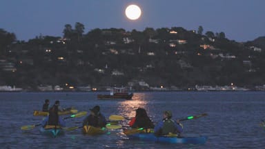 Full Moon Kayak Tour on Richardson Bay