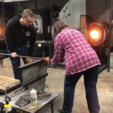 Private Hands-On Glassblowing Class