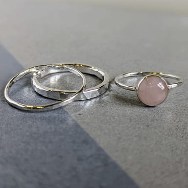 Ring Metalsmithing Class for Two with Wine