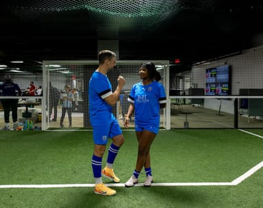 Indoor Soccer Date Night for Two with Pizza and Beer