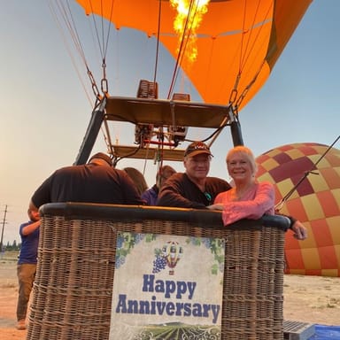 Sunrise Temecula Wine Country Balloon Flight with A Grape Escape
