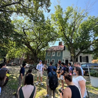 Historic Alexandria Walking Tour and Dinner at BARCA Pier for Two