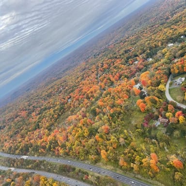 Shared Hudson Valley Fall Foliage Helicopter Tour for Two