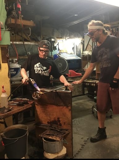 Private Hands-On Glassblowing Double Date