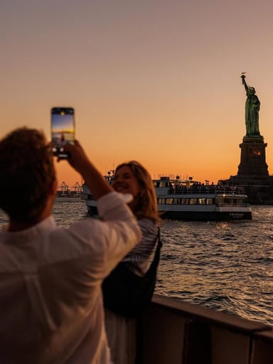 NYC Sunset Sail Past Statue of Liberty