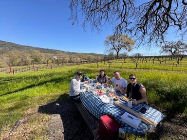 Sonoma Wine Country Sidecar Tour for Two with Picnic Lunch