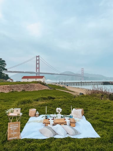 One-Night Hotel Getaway and Custom Luxury Picnic for Two in San Francisco