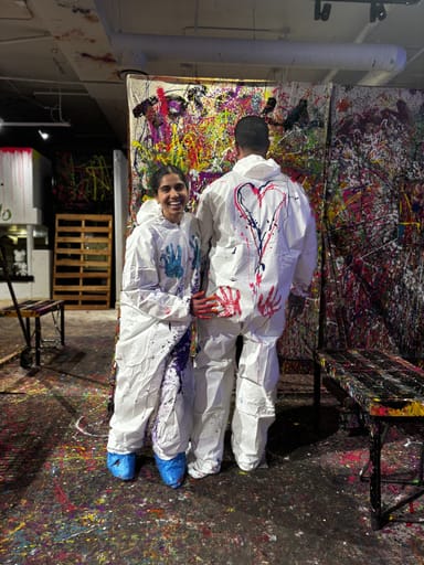 Splatter Paint Date Night Experience for Two