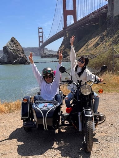 Scenic Sidecar Tour and Club Fugazi’s "Dear San Francisco" Tickets for Two with Drinks and Bites