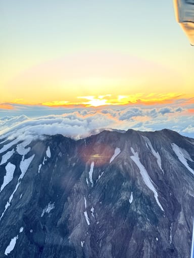 The Trifecta: Scenic Flight Over Three Volcanoes