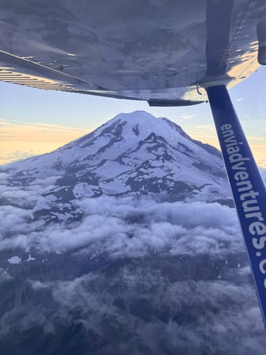 The Trifecta: Scenic Flight Over Three Volcanoes
