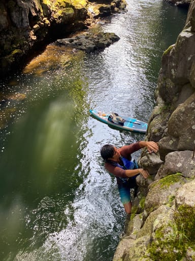 Private Waterfall Rock Climbing Adventure