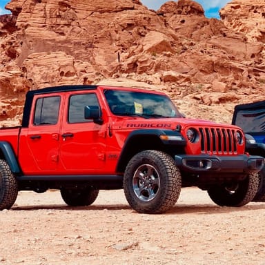 Custom Jeep Gladiator Rental in Las Vegas