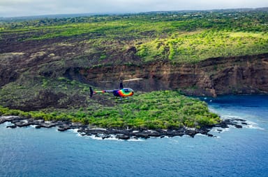 Hidden Gems and Volcanoes Rainbow Helicopter Tour