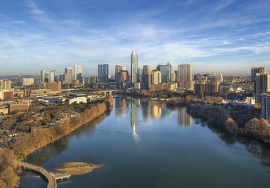 Private Flight Over Austin’s Skyline and Capitol