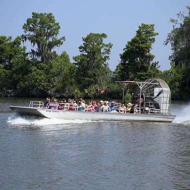 Large Airboat Tour With Transportation