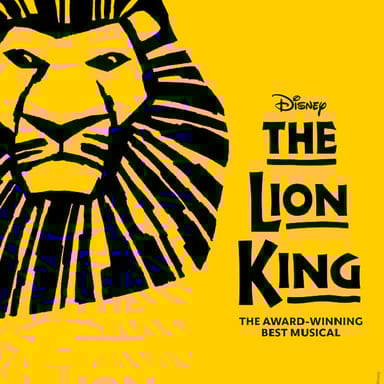 THE LION KING Broadway Theater Tickets for Two