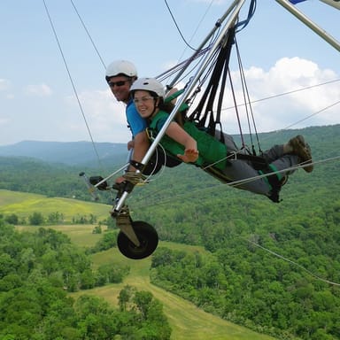 Tandem Hang Gliding Flight