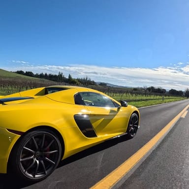 30-Minute Drive a Supercar Experience in Napa Valley
