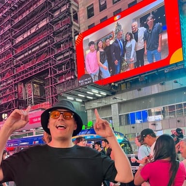 Feel Like a Star: Personal Paparazzi and Times Square Billboard Experience